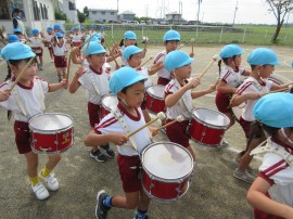 運動会に向けて頑張っています。